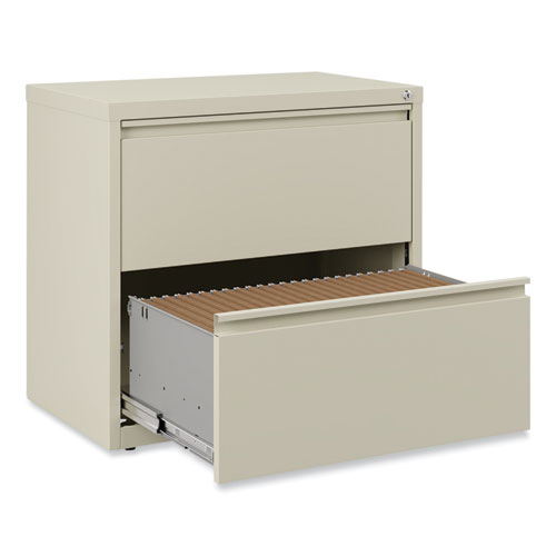 Picture of Lateral File, 2 Legal/Letter-Size File Drawers, Putty, 30" x 18.63" x 28"