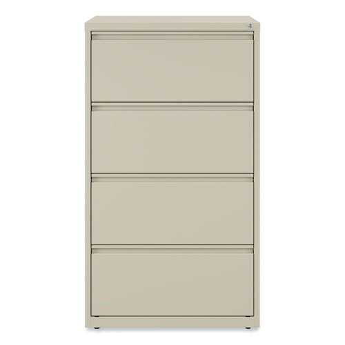 Picture of Lateral File, 4 Legal/Letter-Size File Drawers, Putty, 30" x 18.63" x 52.5"