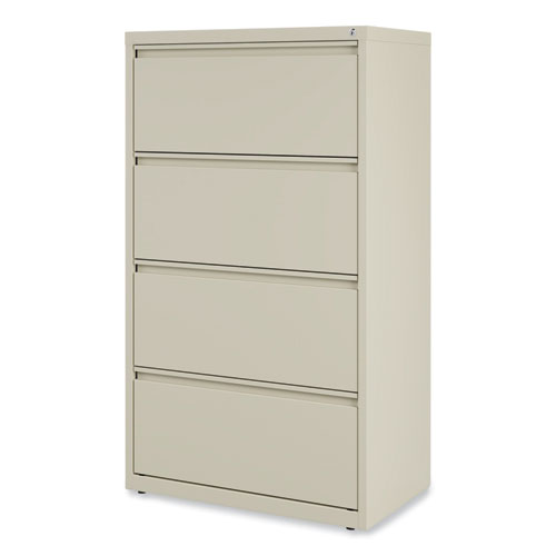 Picture of Lateral File, 4 Legal/Letter-Size File Drawers, Putty, 30" x 18.63" x 52.5"