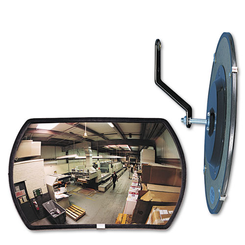 Picture of 160 degree Convex Security Mirror, Round Rectangular, 18"w x 12"h