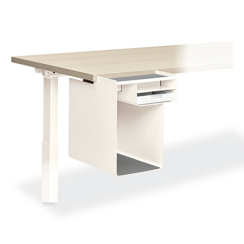 Picture of Radii Open L Undermount File Cabinet, Brilliant White, 13" x 15" x 16"