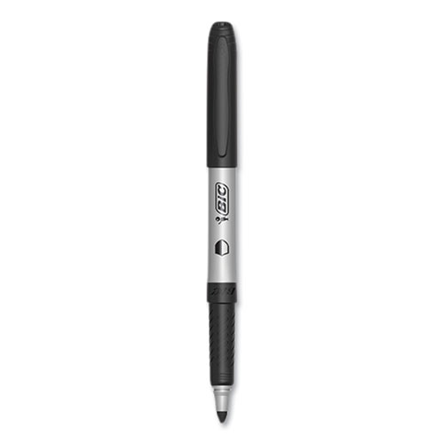 Picture of PrevaGuard Permanent Marker, Fine Bullet Tip, Black, 12/Pack