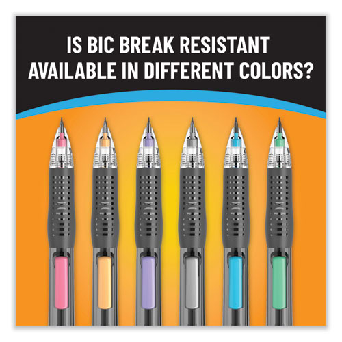 Picture of Break-Resistant Mechanical Pencils with Erasers, 0.7 mm, HB (#2), Black Lead, Assorted Barrel Colors, 2/Pack