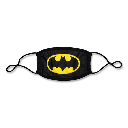 Picture of Cloth Face Mask, Batman Logo Print, Cotton/Polyester/Spandex, Adult