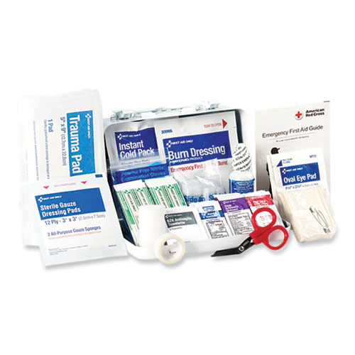 Picture of ANSI 2021 First Aid Kit for 10 People, 76 Pieces, Metal Case