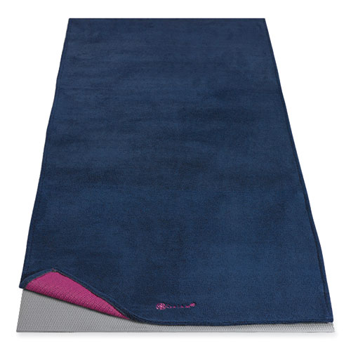 Picture of Estate Blue and Red Yoga Mat Towel, 24 x 68