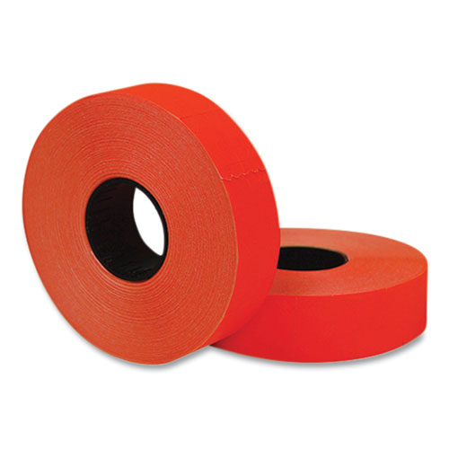 Picture of Two-Line Pricemarker Labels, Red, 1,750 Labels/Roll, 2 Rolls/Pack