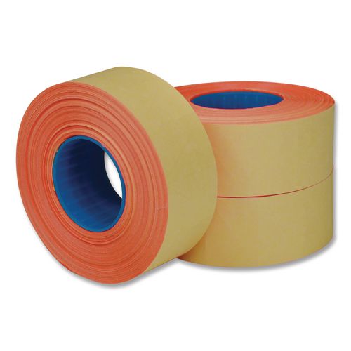 Picture of Two-Line Pricemarker Labels, Red, 1,000 Labels/Roll, 3 Rolls/Pack