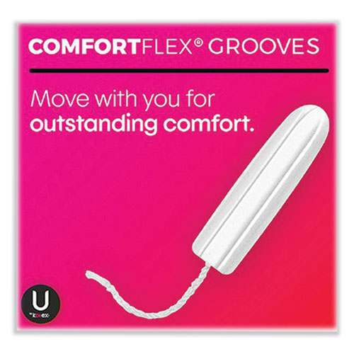 Picture of U by Kotex Click Compact Tampons, Regular, 32/Pack