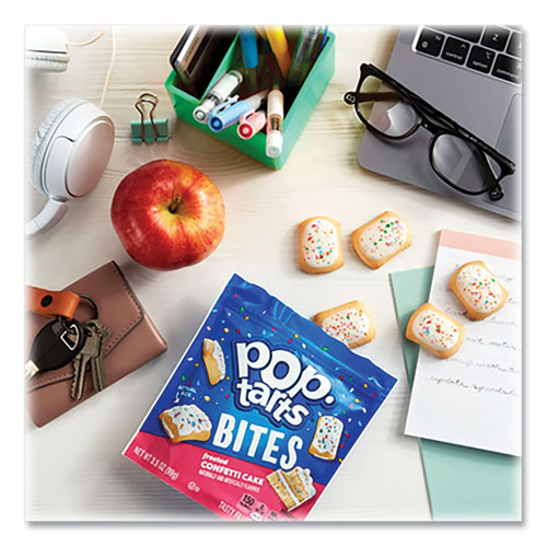 Picture of Pop Tarts Bites, Confetti Cake, 3.5 oz Bag, 6/Carton