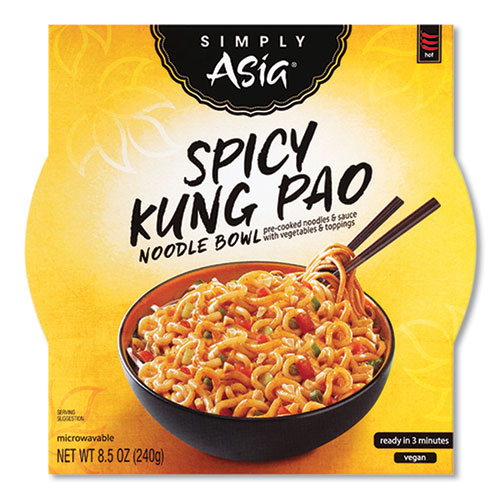 Picture of Simply Asia Spicy Kung Pao Noodle Bowl, 8.5 oz, 6/Carton