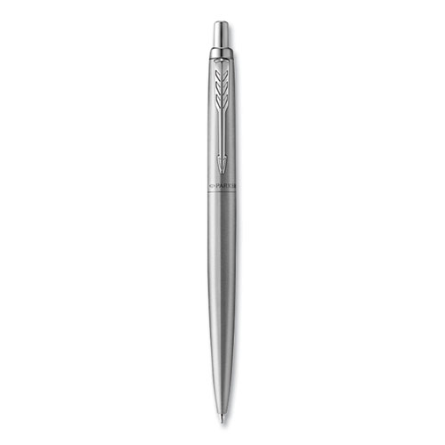 Picture of Jotter XL Retractable Ballpoint Pen, Medium Point, Blue Ink, Stainless Steel Barrel