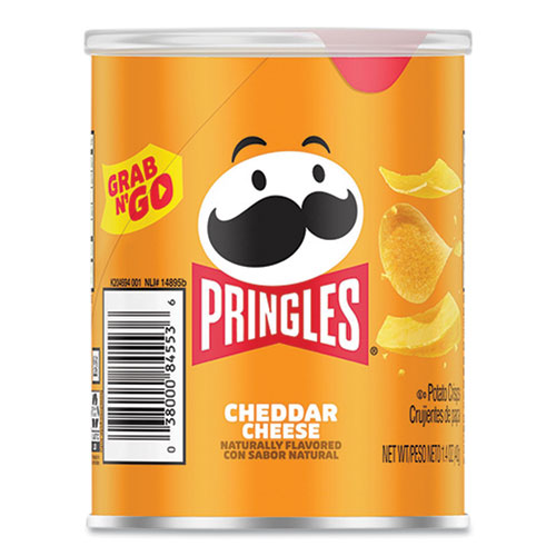 Picture of Grab & Go Cheddar Cheese Crisps, 1.4 oz Can, 12 Carton