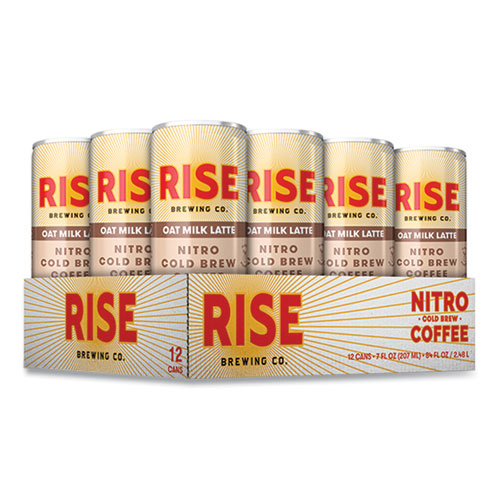 Picture of Nitro Cold Brew Latte, Oat Milk, 7 oz Can, 12/Carton