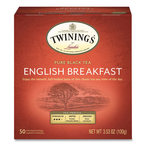Picture of Tea Bags, English Breakfast, 3.53 oz, 50/Box