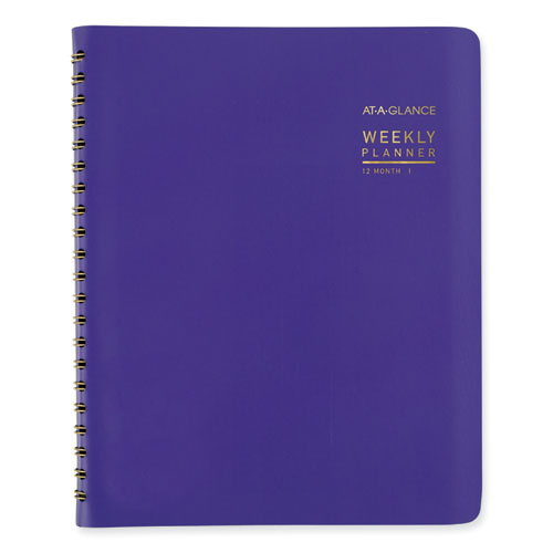 Picture of Contemporary Weekly/Monthly Planner, 11.38 x 9, Purple Cover, 12-Month (Jan to Dec): 2025