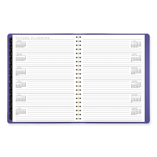 Picture of Contemporary Weekly/Monthly Planner, 11.38 x 9, Purple Cover, 12-Month (Jan to Dec): 2025