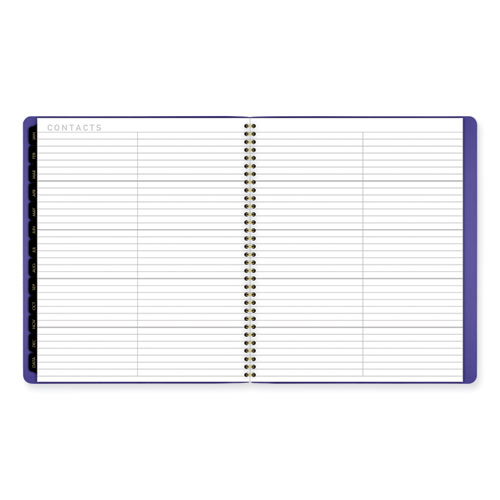 Picture of Contemporary Monthly Planner, 11.38 x 9.63, Purple Cover, 12-Month (Jan to Dec): 2025