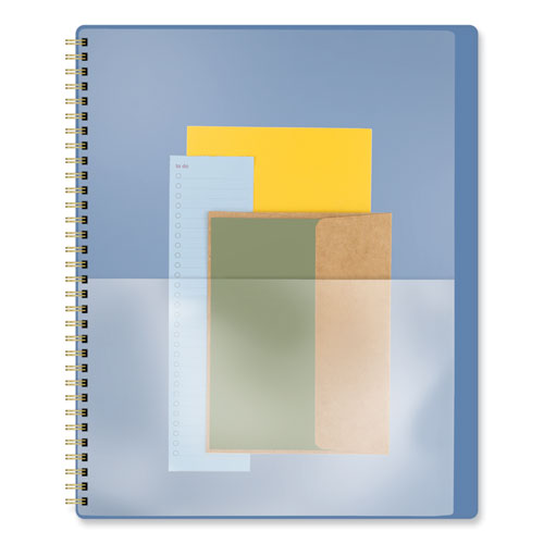 Picture of Harmony Weekly/Monthly Poly Planner, 11 x 9.38, Blue Cover, 13-Month (Jan to Jan): 2024 to 2025