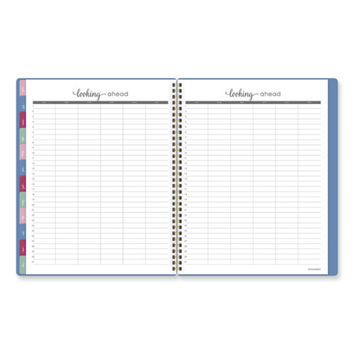 Picture of Harmony Weekly/Monthly Poly Planner, 11 x 9.38, Blue Cover, 13-Month (Jan to Jan): 2024 to 2025