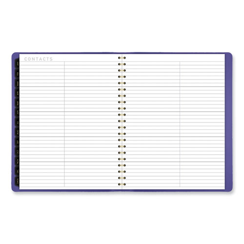 Picture of Contemporary Weekly/Monthly Planner, 11.38 x 9, Purple Cover, 12-Month (Jan to Dec): 2025