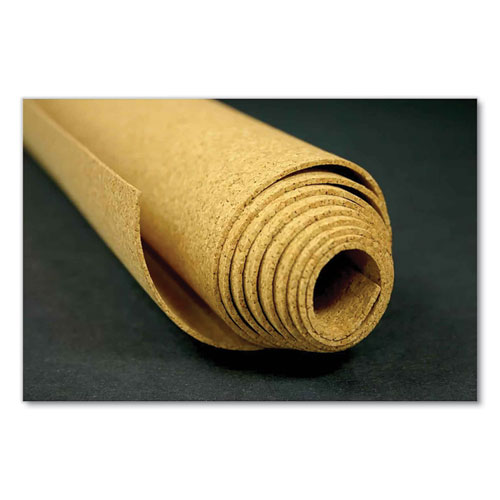 Picture of Natural Cork Roll, 48.5" x 0.25" x 144", Natural Brown