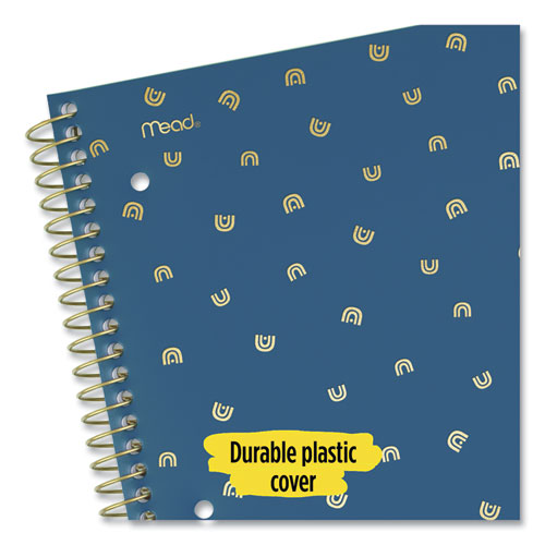 Picture of Style Wirebound Notebook, 1-Subject, Medium/College Rule, Randomly Assorted Cover Colors, (80) 11 x 8.5 Sheets