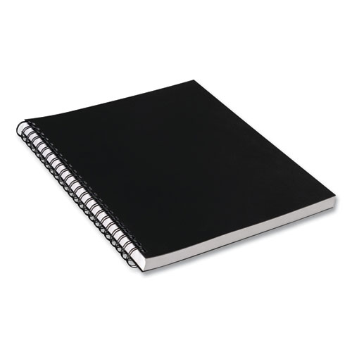 Picture of UCreate Poly Cover Sketch Book, 43 lb Cover Paper Stock, Black Cover, 75 Sheets per Book, 12 x 9 Sheets