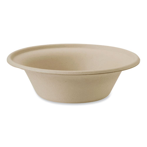 Picture of Fiber Bowls, 11.5 oz, 6 x 6 x 1.7, Natural, Paper, 1,000/Carton