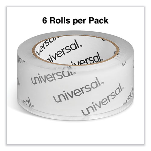 Picture of Heavy-Duty Acrylic Box Sealing Tape, 3" Core, 1.88" x 54.6 yds, Clear, 6/Pack