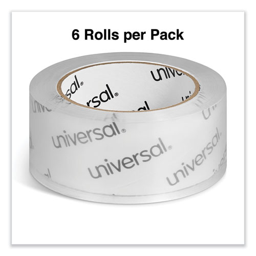 Picture of Deluxe General-Purpose Acrylic Box Sealing Tape, 1.7 mil, 3" Core, 1.88" x 109 yds, Clear, 6/Pack