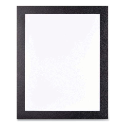 Picture of Self Adhesive Sign Holders, 11 x 17 Insert, Clear with Black Border, 2/Pack