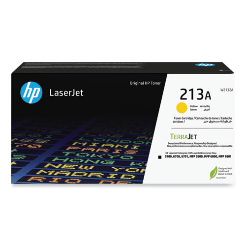 Picture of HP 213A (W2132A) Yellow Original LaserJet Toner Cartridge