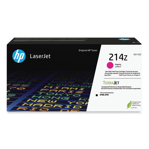 Picture of HP 214Z (W2143Z) Magenta Ultra High-Yield Original LaserJet Toner Cartridge