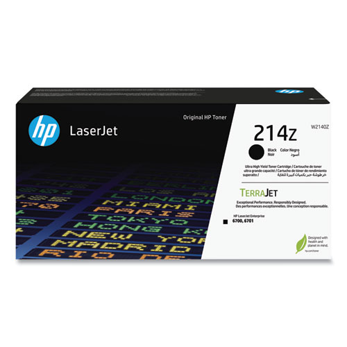 Picture of HP 214Z (W2140Z) Ultra High-Yield Black Original LaserJet Toner Cartridge