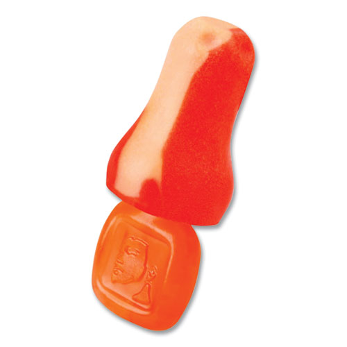 Picture of TrustFit Plus Reusable Bell Shaped Uncorded Foam Earplugs, Uncorded, One Size Fits Most, 31 dB NRR, Orange, 1,000/Carton