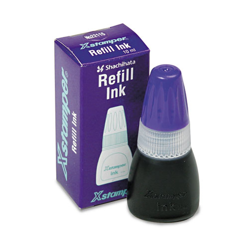 Picture of Refill Ink for Xstamper Stamps, 10ml-Bottle, Purple