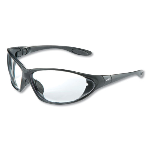 Picture of Seismic Sealed Eyewear, Black Polycarbonate Frame, Clear Polycarbonate Lens