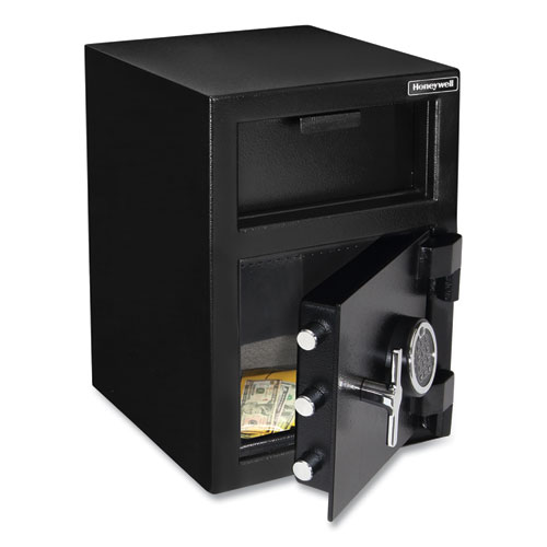 Picture of Steel Depository Safe with Digital Lock, 14 x 15.2 x 20.2, 1.06 cu ft, Black