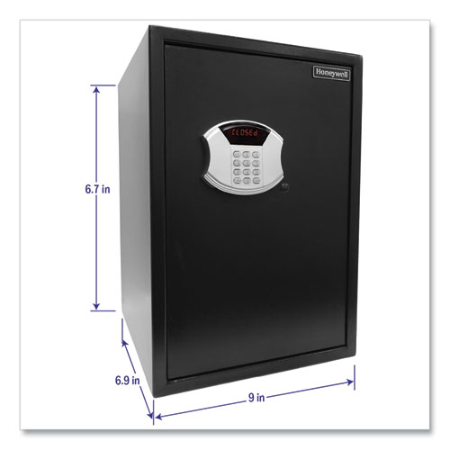 Picture of Digital Steel Security Safe with Drop Slot, 15 x 7.8 x 22, 2.87 cu ft, Black