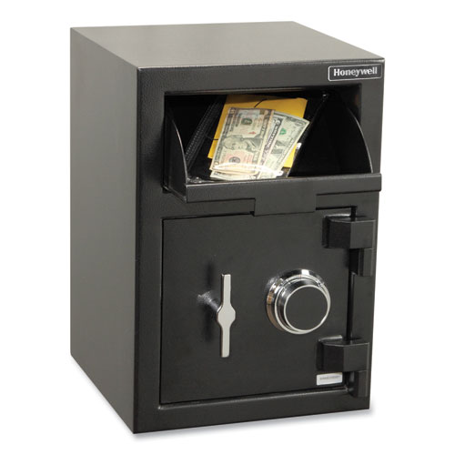 Picture of Steel Depository Safe with Combo Lock, 14 x 14.2 x 20, 1.06 cu ft, Black