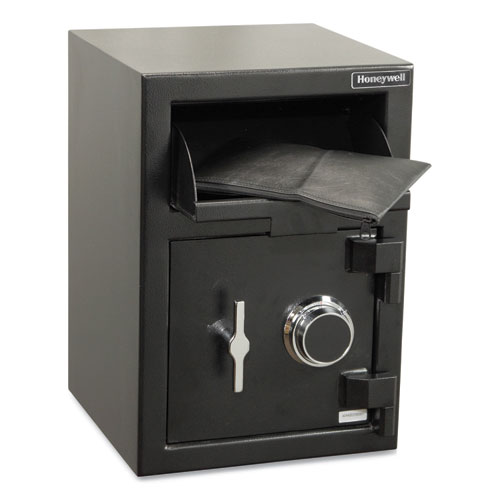 Picture of Steel Depository Safe with Combo Lock, 14 x 14.2 x 20, 1.06 cu ft, Black