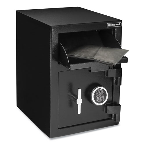 Picture of Steel Depository Safe with Digital Lock, 14 x 15.2 x 20.2, 1.06 cu ft, Black