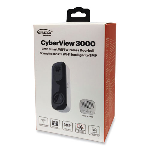 Picture of Cyberview 3000 3MP WiFi Wireless Doorbell Camera, 2048 x 1536 Pixels