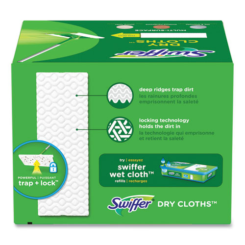 Picture of Dry Refill Cloths. 8 x 10.4, White, 32 Box, 4 Boxes/Carton