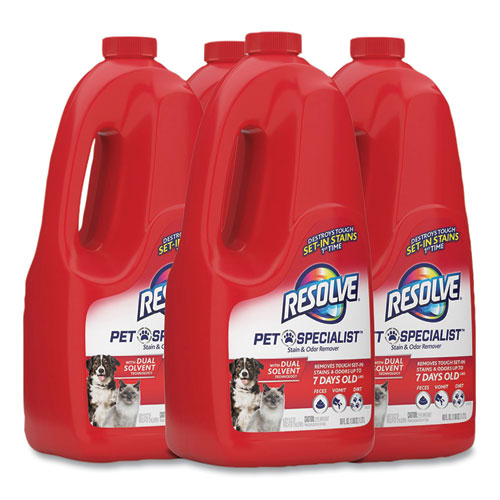 Picture of Pet Specialist Stain and Odor Remover, Citrus, 60 oz Refill Pour Bottle, 4/Carton