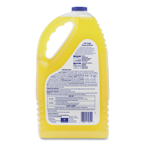 Picture of Clean and Fresh Multi-Surface Disinfectant Cleaner, Sparkling Lemon and Sunflower Essence, 144 oz Bottle, 4/Carton