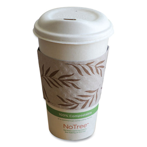 Picture of Hot Cup Sleeves, Fits 8 oz Cups, Natural, 1,000/Carton