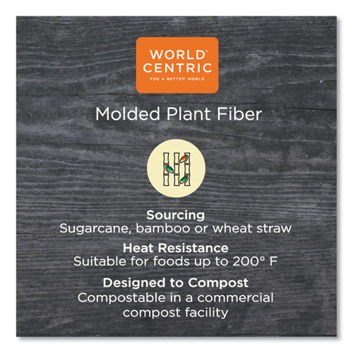 Picture of Fiber Plates, 7" dia, Natural, 1,000/Carton