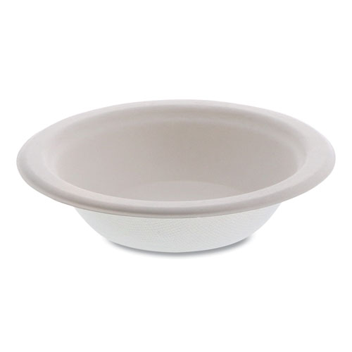 Picture of EarthChoice PFAS Free Compostable Dinnerware, Bowl, 12 oz, Natural, 1,000/Carton